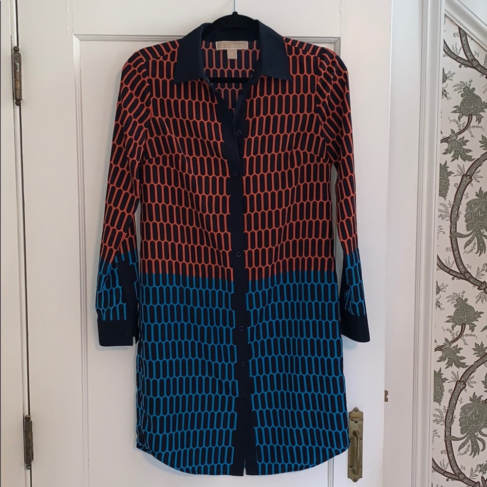 Michael Kors collared shirt dress size XS